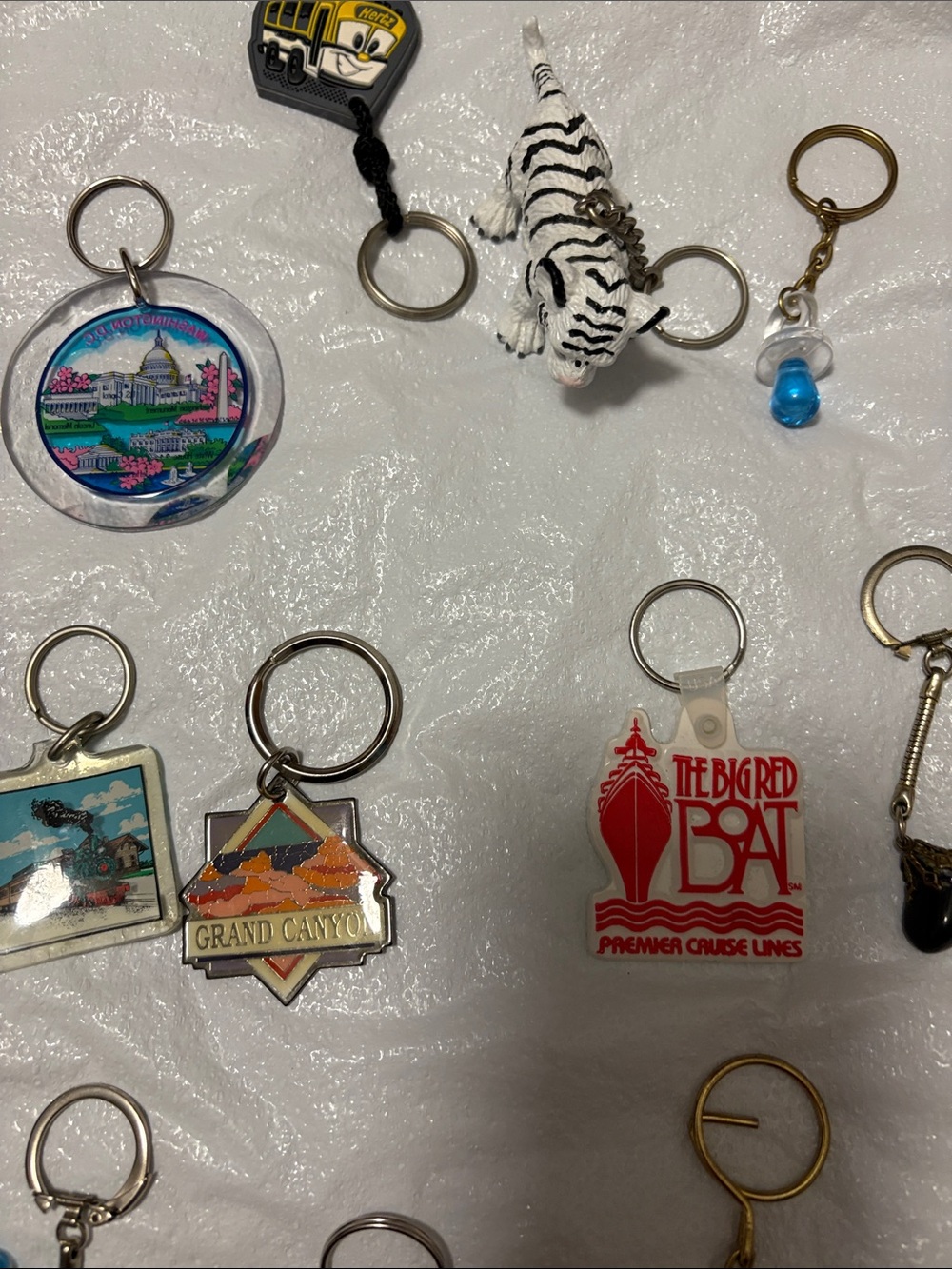 Assorted Keychain Collection - Multi-Color Keyring Set - Picture 6 of 10